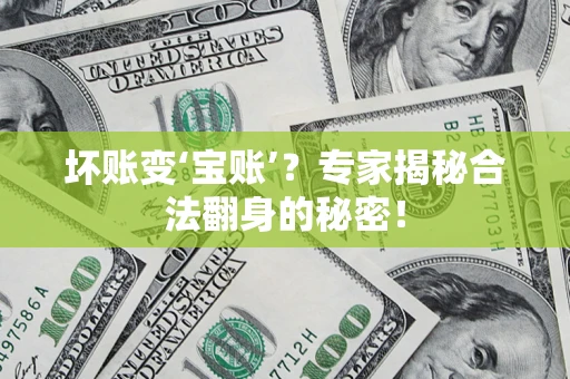 济南坏账变‘宝账’？专家揭秘合法翻身的秘密！