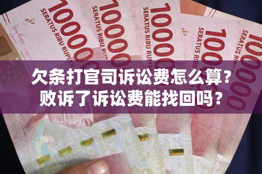 济南欠条打官司诉讼费怎么算？败诉了诉讼费能找回吗？