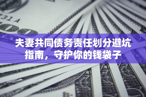 济南夫妻共同债务责任划分避坑指南，守护你的钱袋子